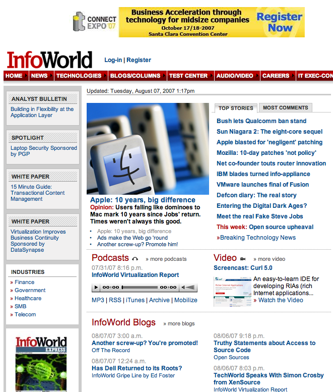 InfoWorld cover