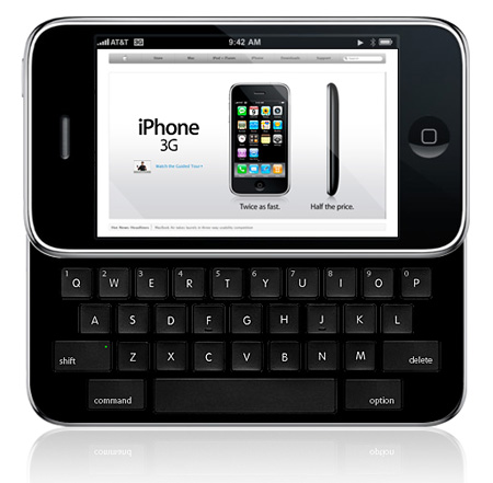 iPhone Slider Qwerty Concept