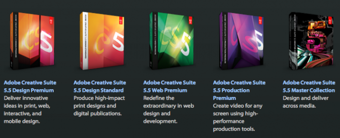 Adobe CS5.5 with more HTML5 tools and iPad compatibility available