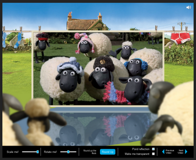 Chrome experiment (Shaun The Sheep)