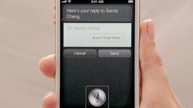 Siri promo video (text message reply 001)