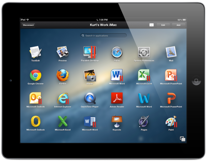 launchpad parallels access