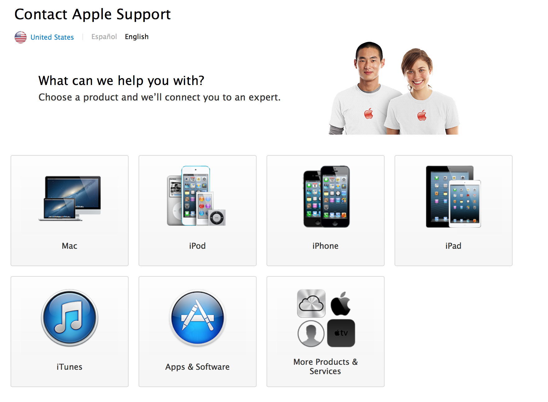Apple chat support