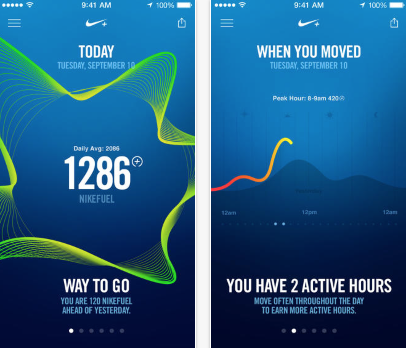 Introduced at iPhone 5s event, M7integrated Nike+ Move fitness app