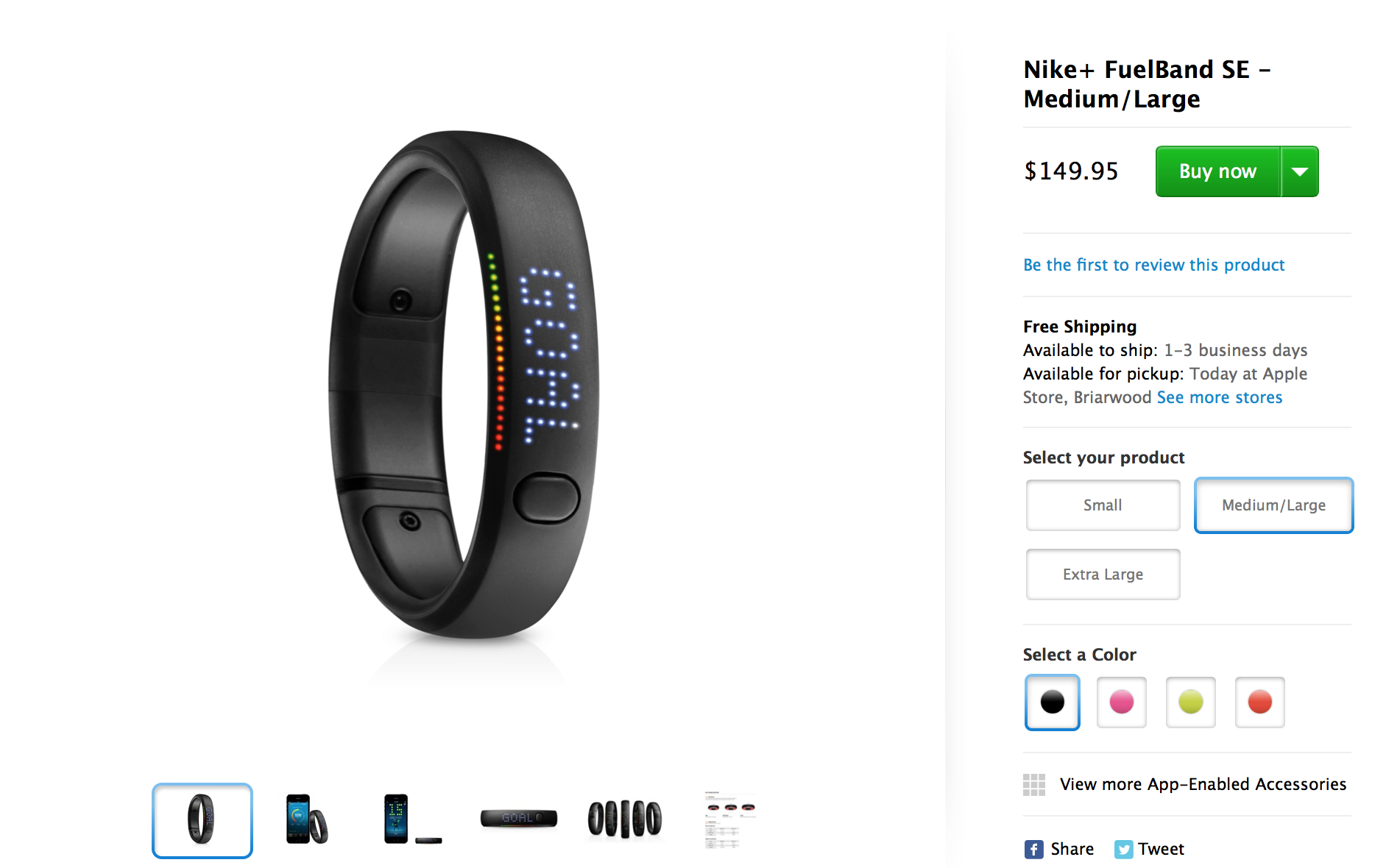 Nike Fuelband Se Goes On Sale Early Via Apple S Online Store 9to5mac
