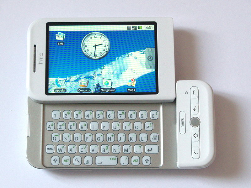 The HTC Dream: the first Android handset to go on sale