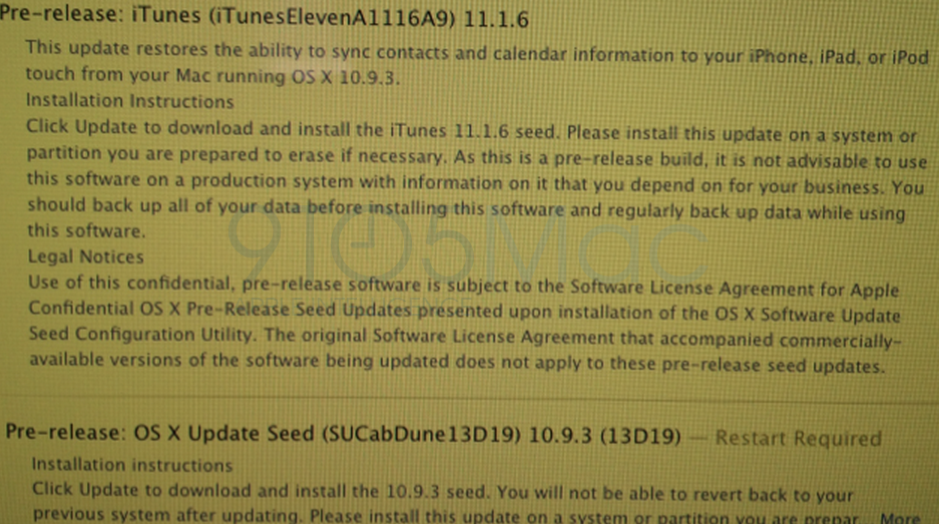 iTunes-OSX-pre-release