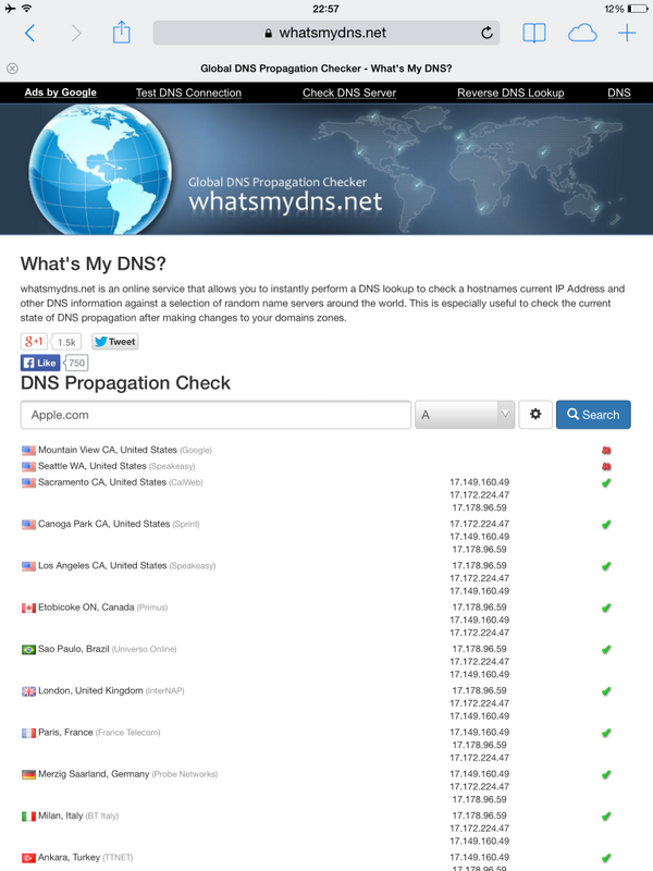 Apple's online services going down intermittently, DNS ...