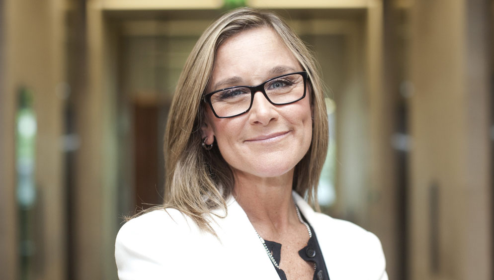 Burberry Group Plc CEO Angela Ahrendts At The London Stock Exchange
