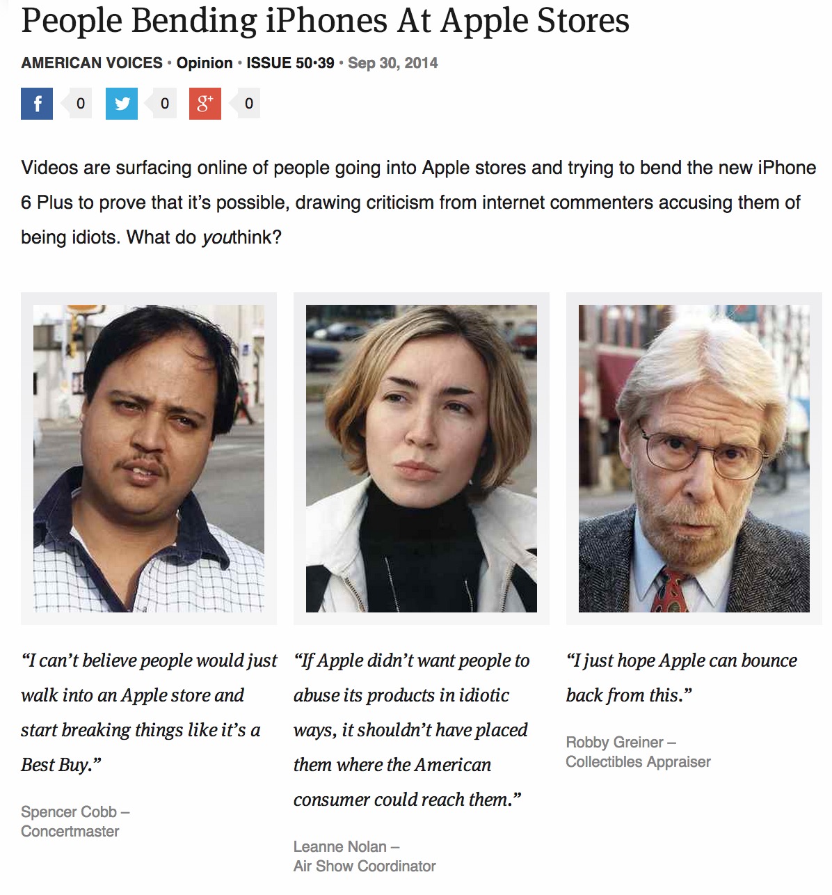 The Onion Tackles iPhones being bent in Apple Stores 9to5Mac