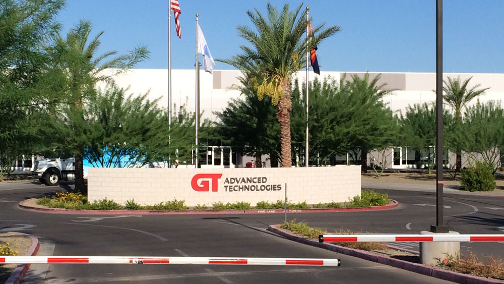GT Advanced pide permiso para cerrar su planta
