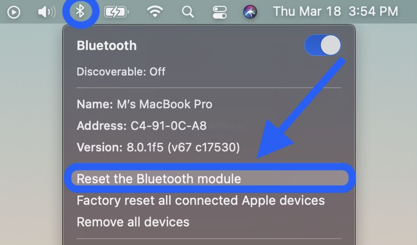 How to troubleshoot Mac Bluetooth issues - reset Bluetooth module step by step