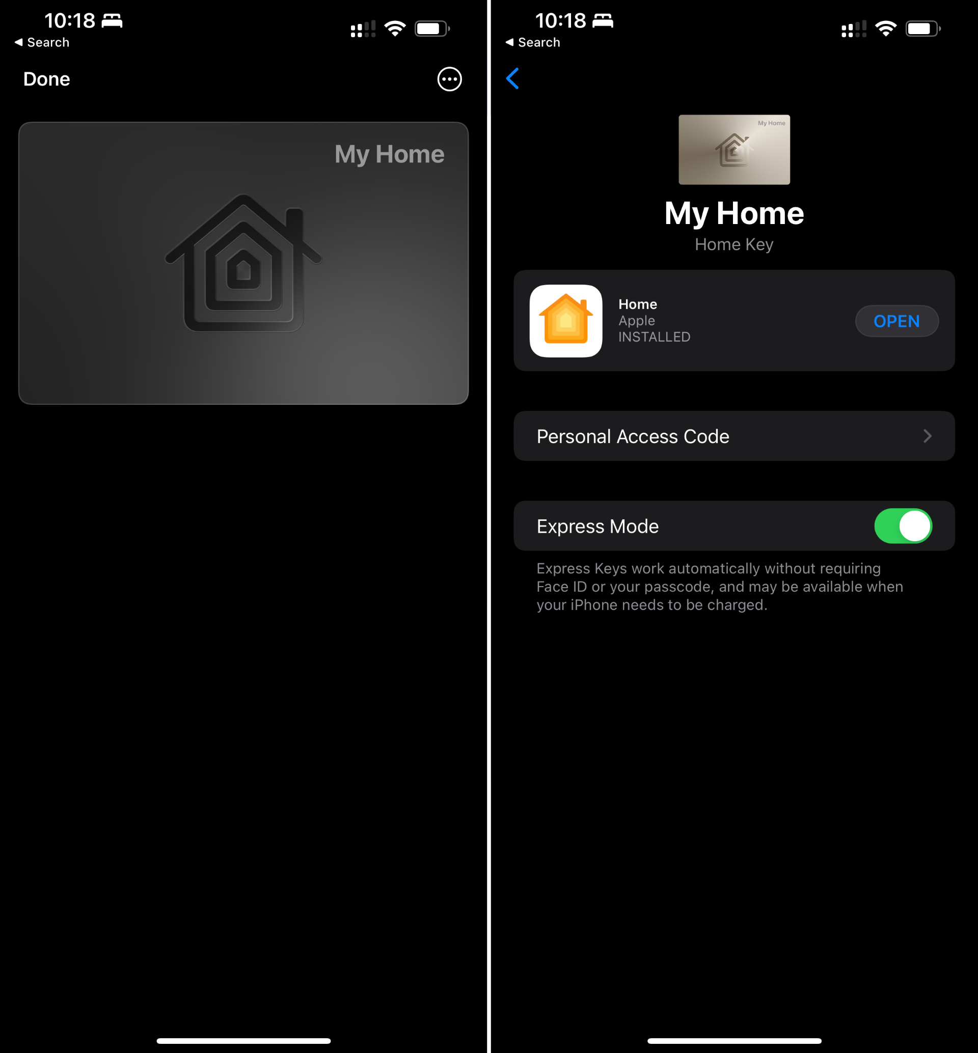 apple home key support