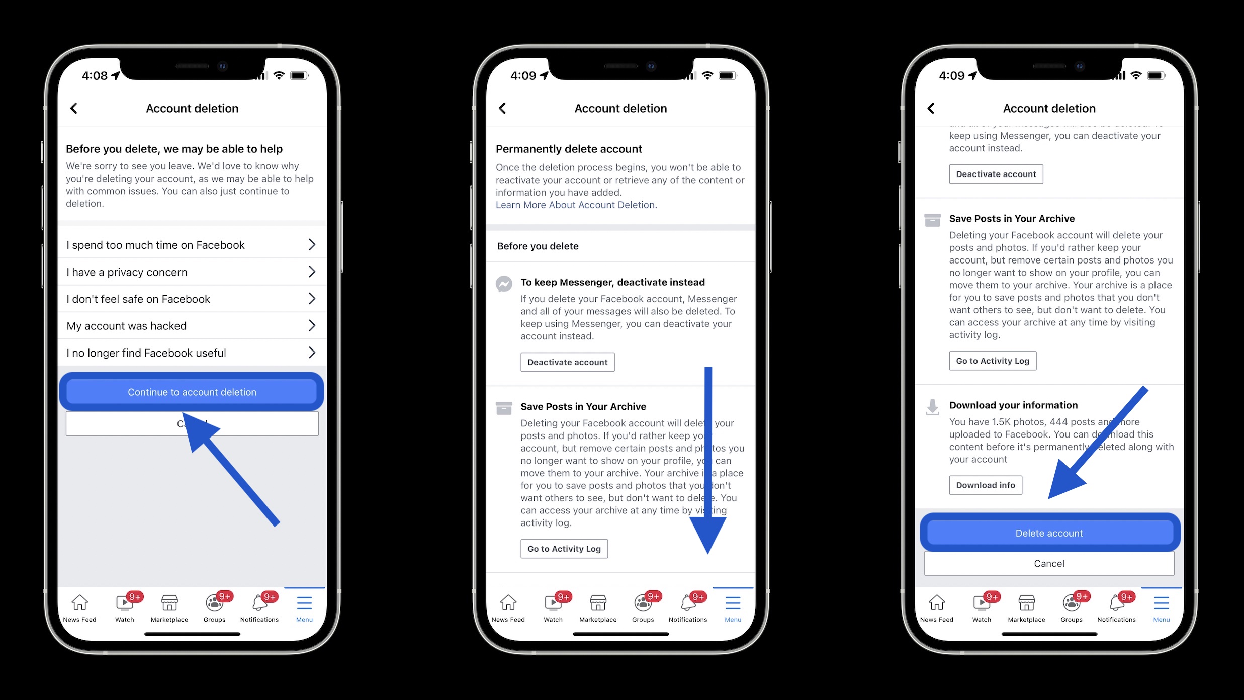 Iphoneまたはwebからfacebookを削除する方法 Gamingsym Japan
