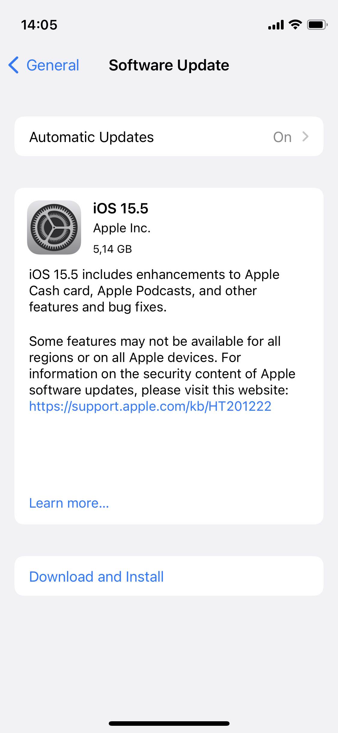 Apple rilascia l’ultima versione beta di iOS 15.5: ecco le novità