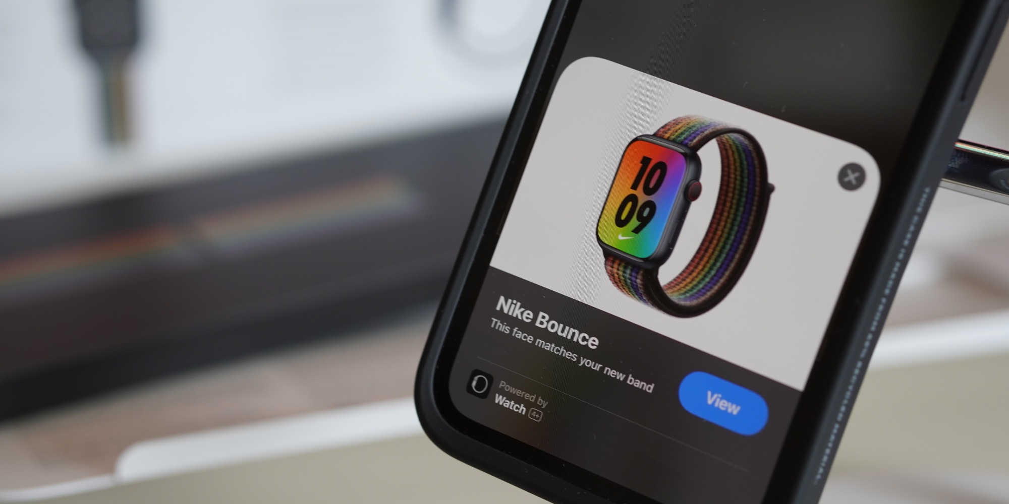 Face of Apple Watch Pride Band