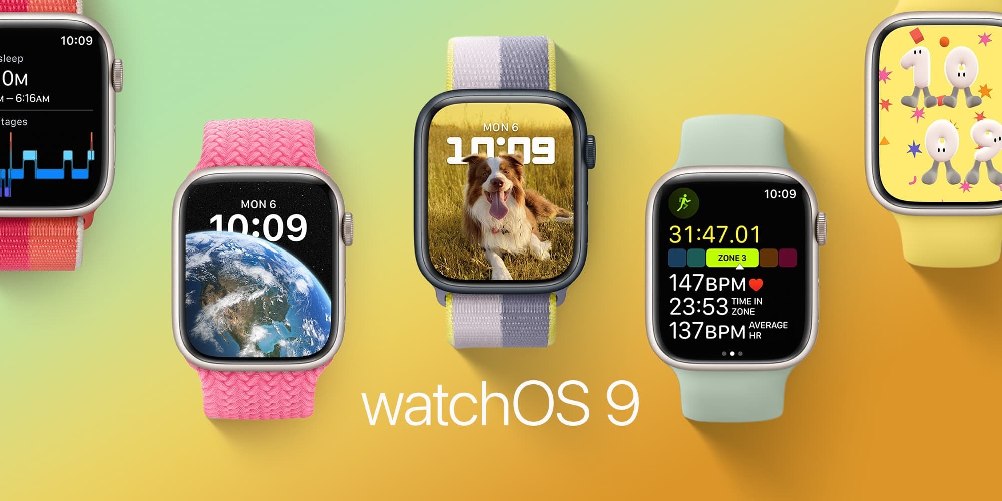 watchOS 9 APIs.