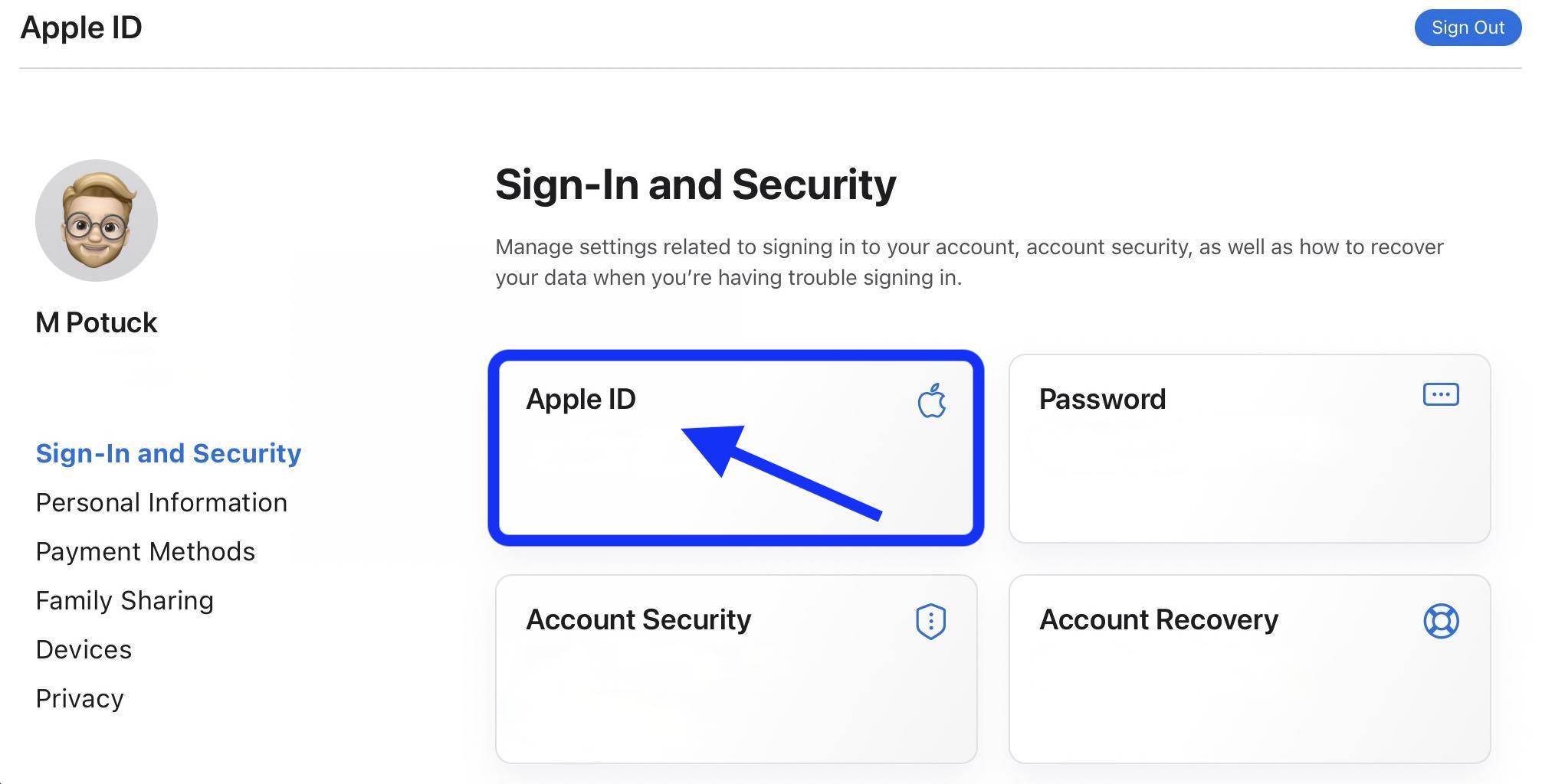 Apple-ID ändern 1