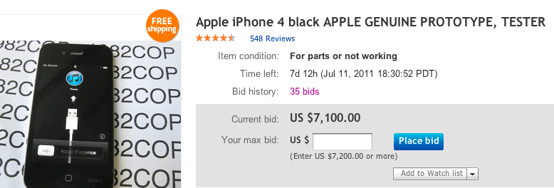 iPhone 4 prototype available on Ebay - 9to5Mac