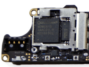  iPhone 4S 分解: 新しい Qualcomm MDM6610 ベースバンド チップ、512 MB RAM を確認