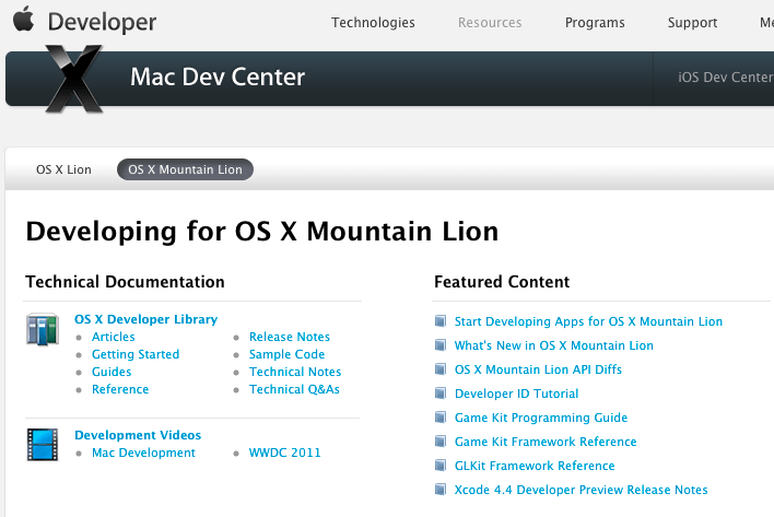 mountain lion operating system download