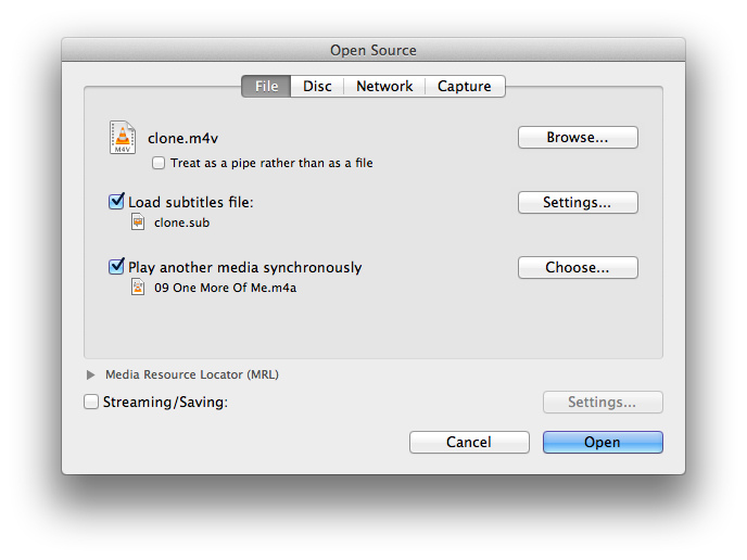 vlc player for mac lion