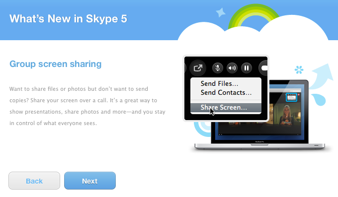 skype for mac full screen