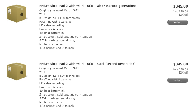 Apple Store refurb iPad 2s drop to just $349 for 16GB and up - 9to5Mac