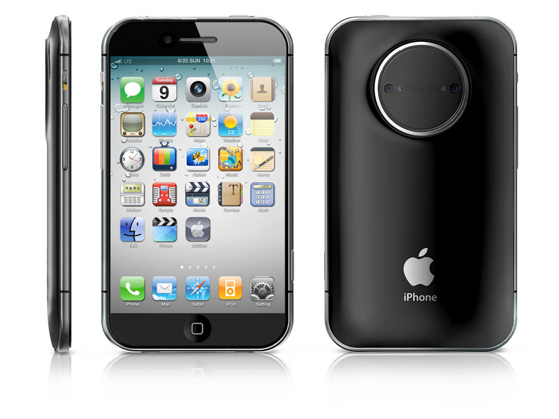 iPhone PRO concept features 4.5-inch edge-to-edge screen and DSLR lens