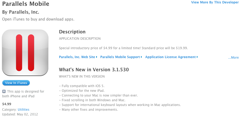 download the last version for ios Parallels Desktop 19