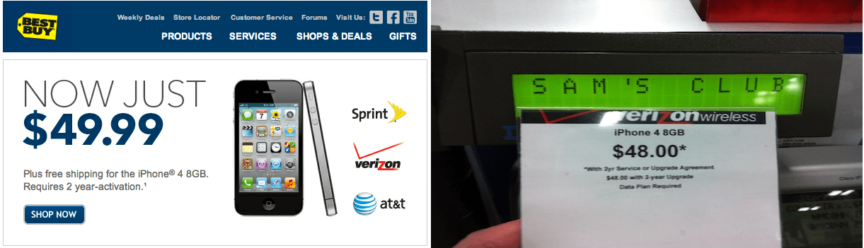 Best Buy & Sam's Club now offer iPhone 4 for $50 on contract - 9to5Mac