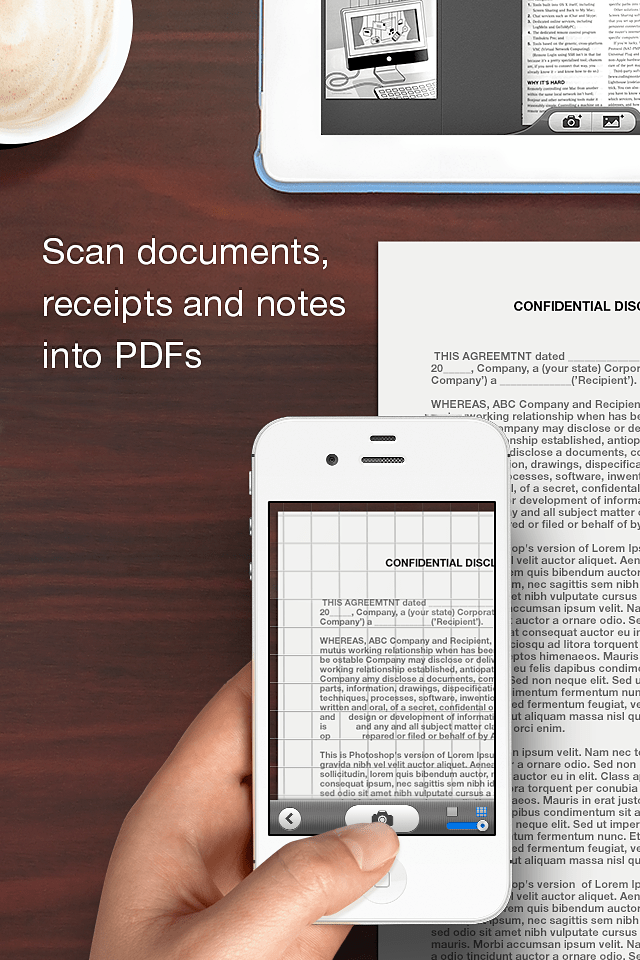 Scanner Pro updated with iCloud integration, revamped iPhone interface