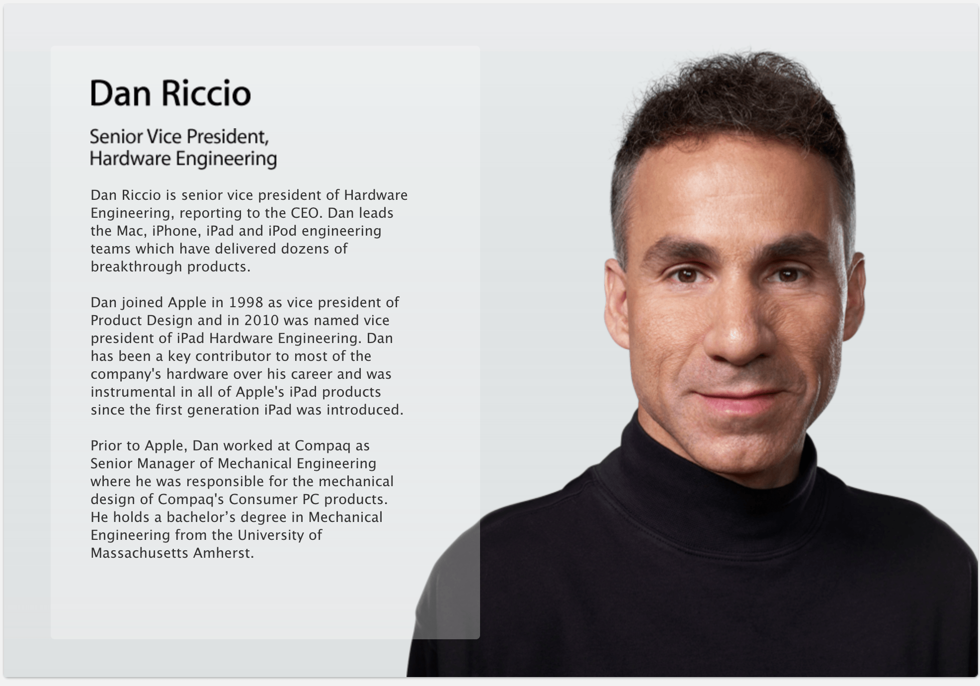 Craig Federighi and Dan Riccio Join Apple’s Executive Team as Senior ...