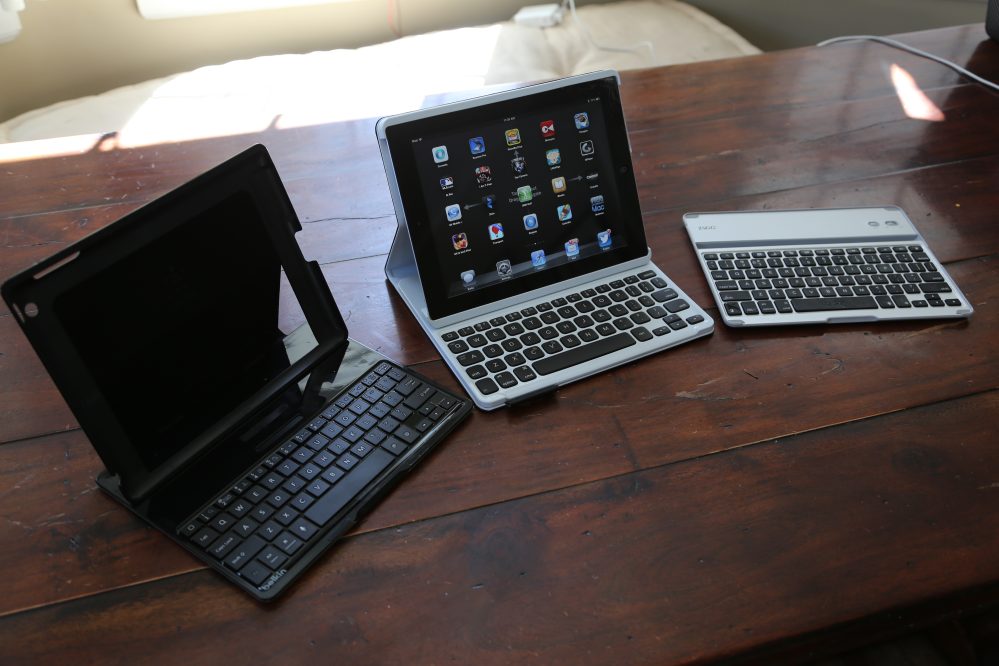 iPad keyboard case review smackdown Logitech Keyboard Folio vs. Belkin Ultimate Keyboard Case