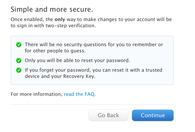 Apple beefs up iCloud, Apple ID security with two-step verification