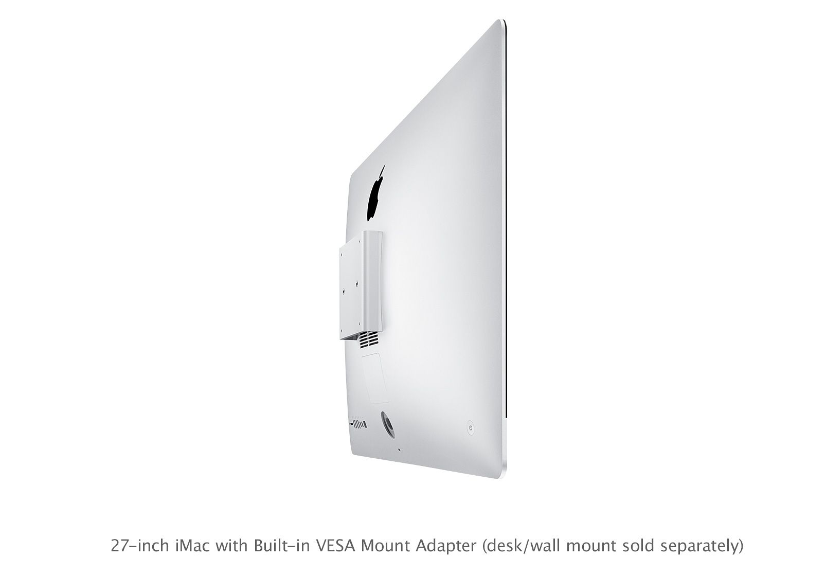 Apple introduces iMac with builtin VESA wall mount adapter for