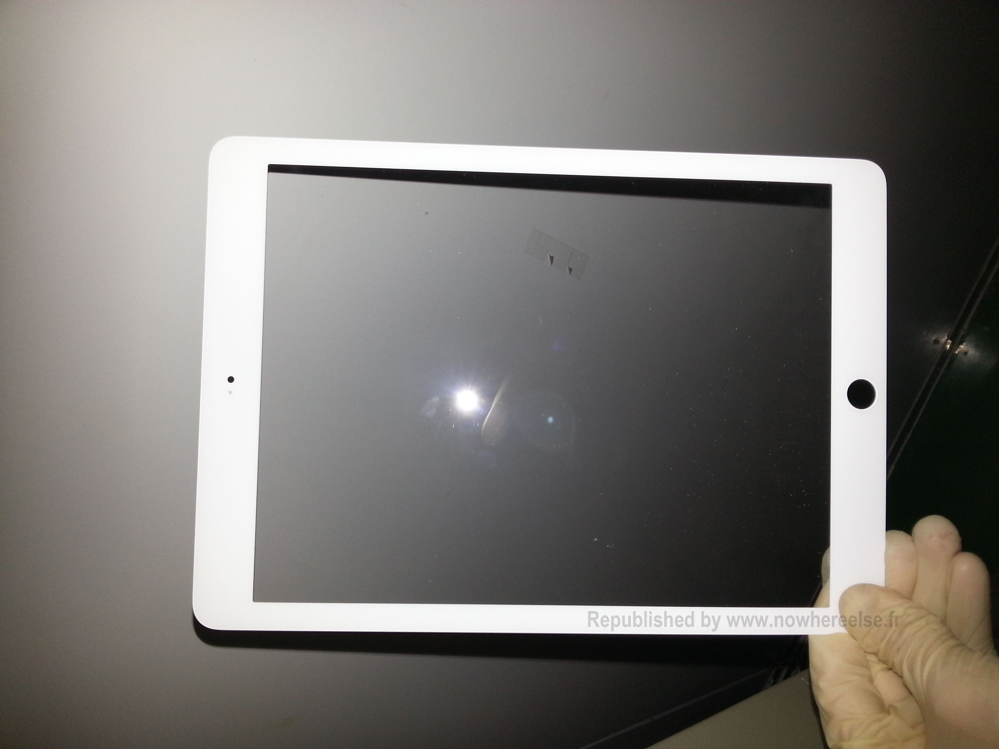 Possible white 'iPad 5' front bezel leaks show narrower edges 9to5Mac