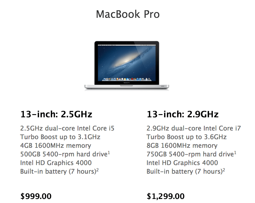 Apple drops education pricing on entry level MacBook Pro to 999 (200