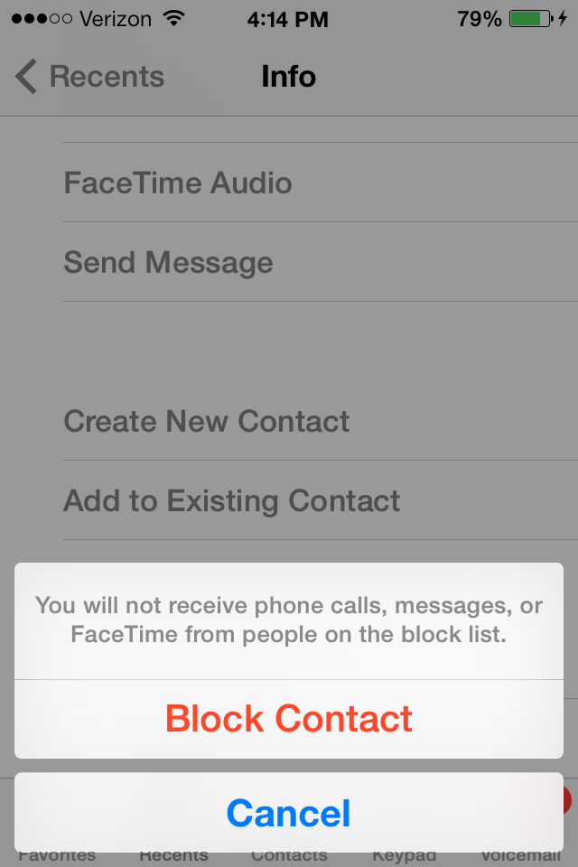 iOS 7 Howto Blocking FaceTime calls, Phone calls, and iMessages 9to5Mac