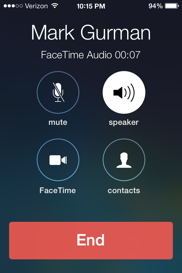 iOS 7 Howto Make FaceTime Audio calls and check how much data they use 9to5Mac