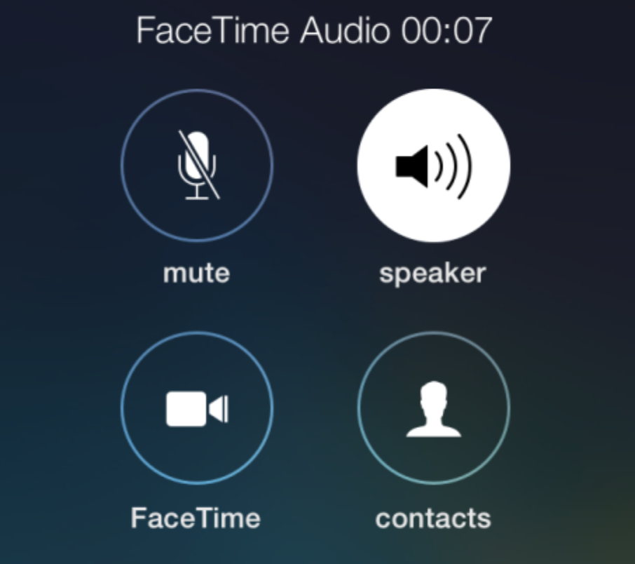 iOS 7 Howto Make FaceTime Audio calls and check how much data they