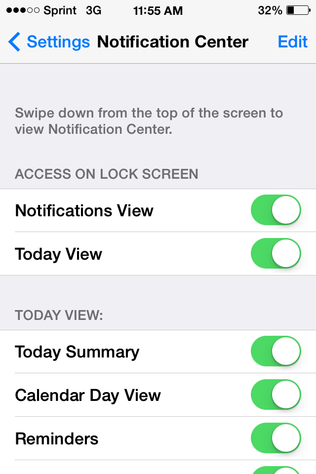 Howto Customize and use Notification Center in iOS 7 9to5Mac