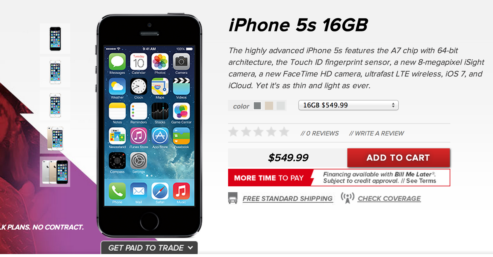 Virgin Mobile offers the iPhone 5s for $549, 5c for $449 ...