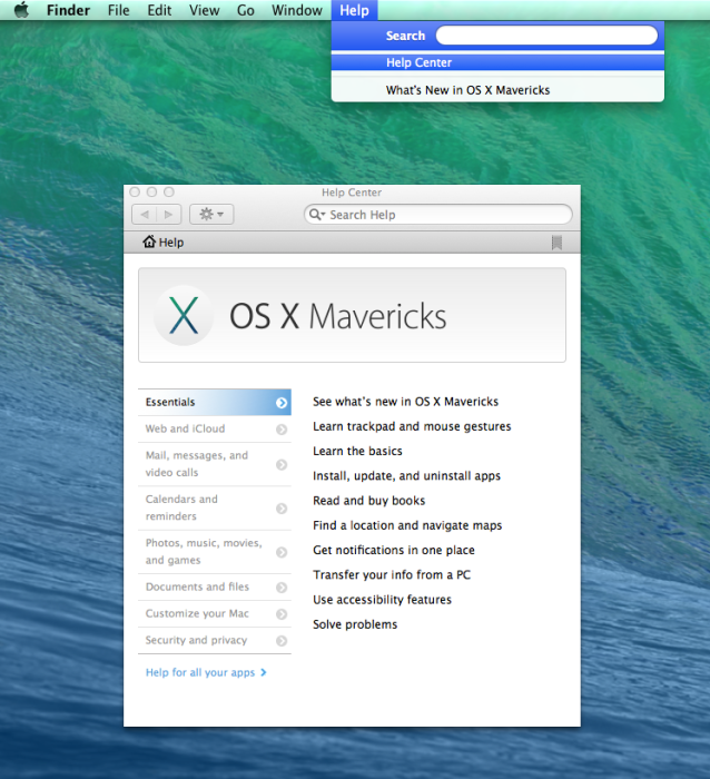 OS X Mavericks (10.9)