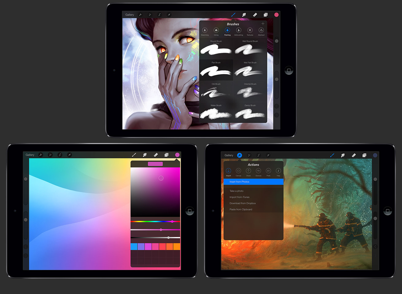 Procreate for iPad updated with iOS 7 redesign, 64bit support, 4k