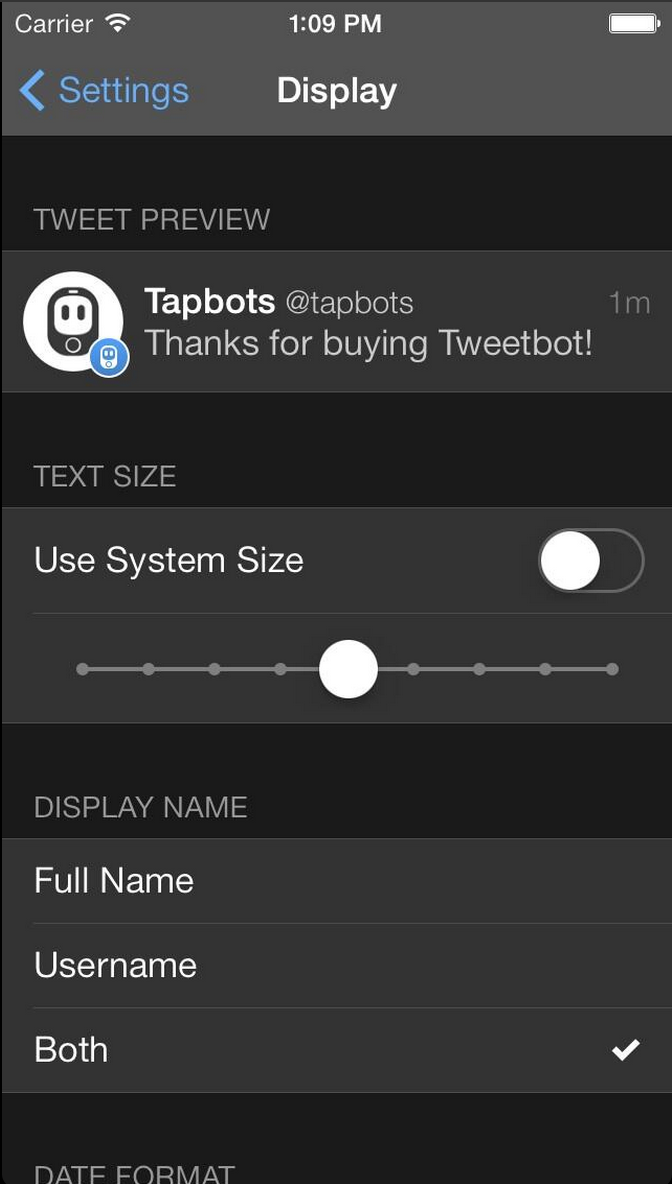 tweetbot 3 iphone lists