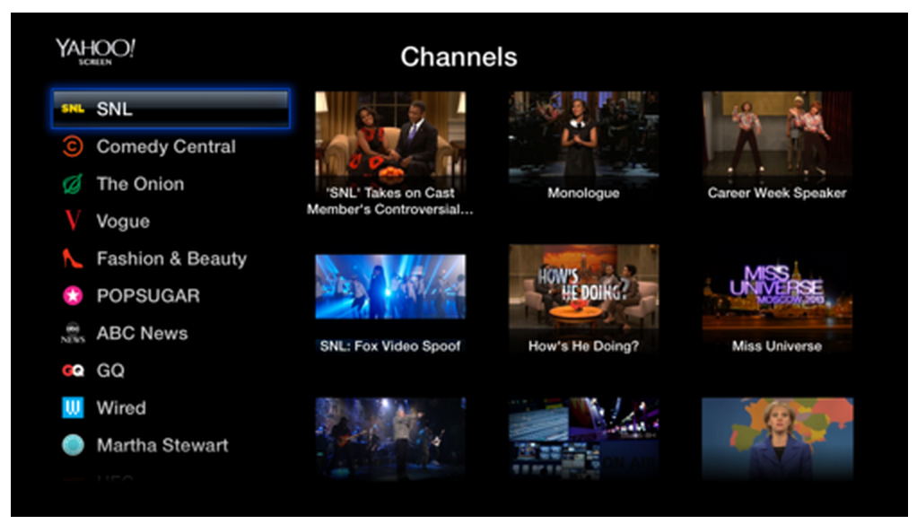 Yahoo Screen app and PBS arrive on Apple TV, free SNL, Daily Show ...