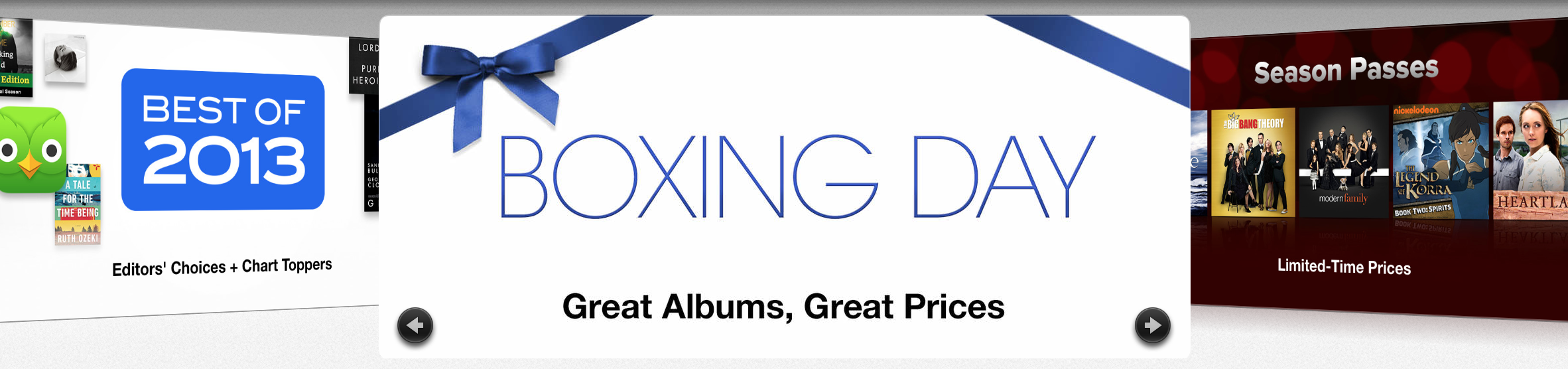 Apple offers Boxing Day iTunes sale w/ deals on select albums in Canada