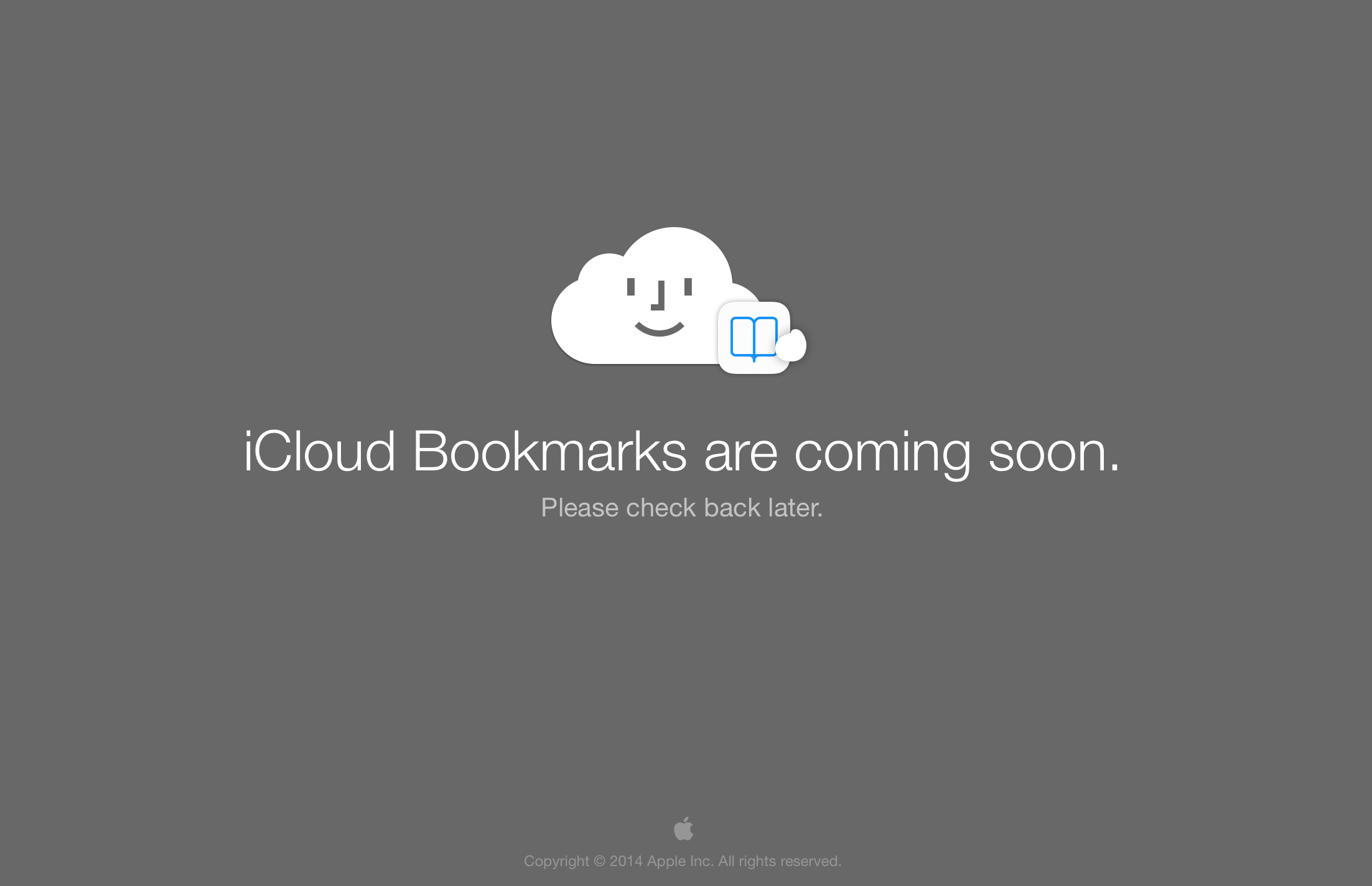glitch suggests iCloud Bookmarks viewer coming to website