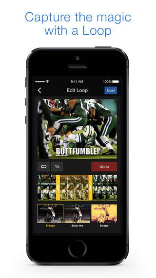 Just in time for the NFL playoffs, Yahoo Sports updated with iOS 7